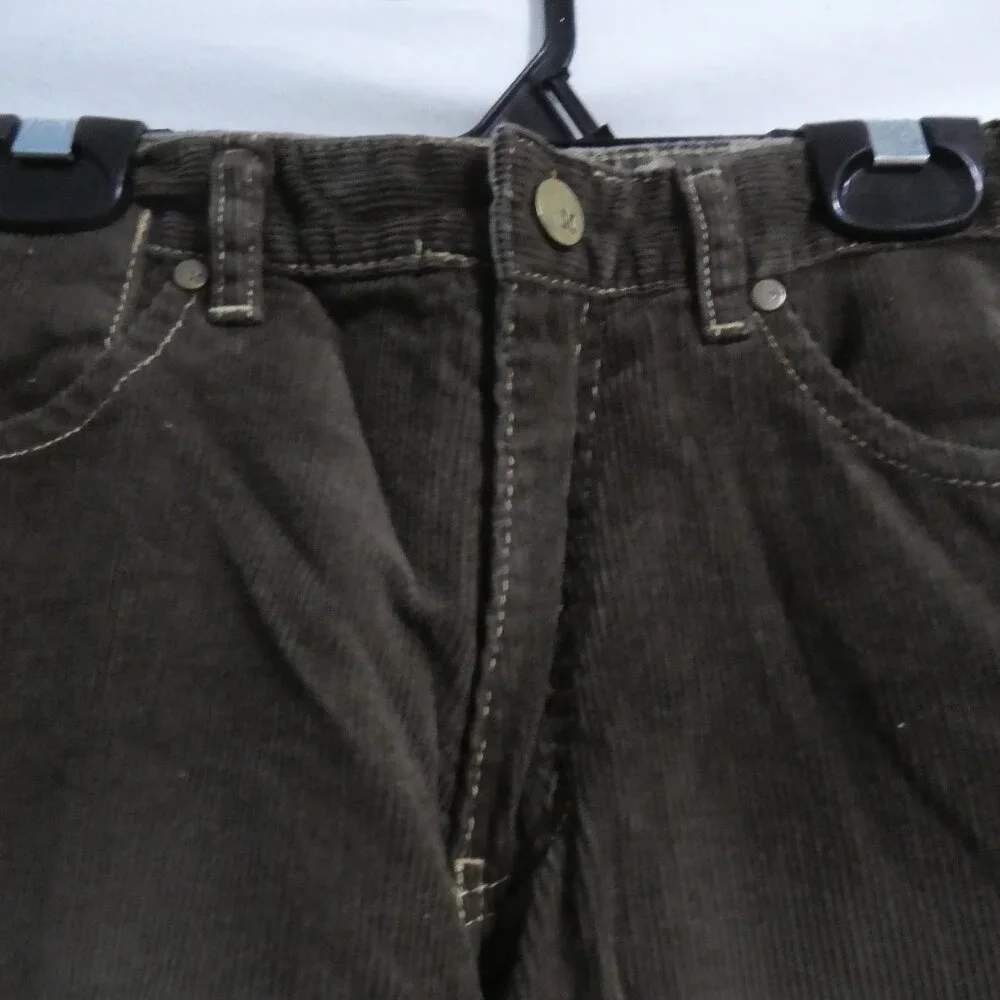 HURLEY | size 7 | Brown Corduroy - Cords | Pants | 100% Cotton | NWOT - Picture 4 of 16